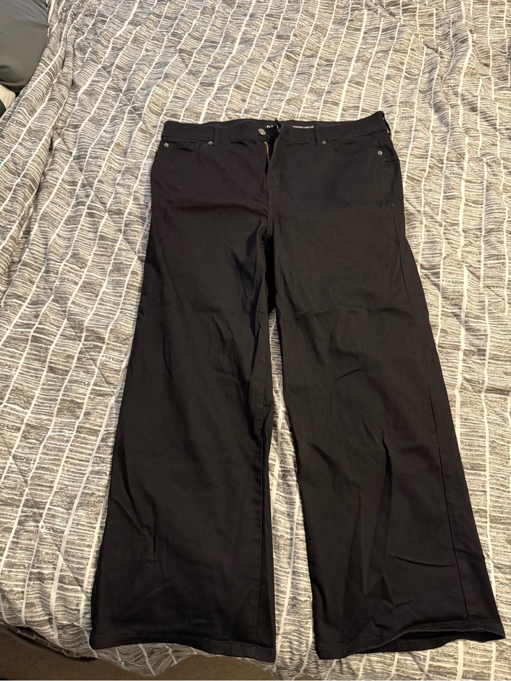torrid Black Wide-Leg Jeans